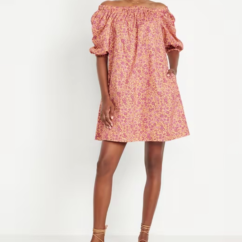 Floral Mini Swing Dress from Old Navy